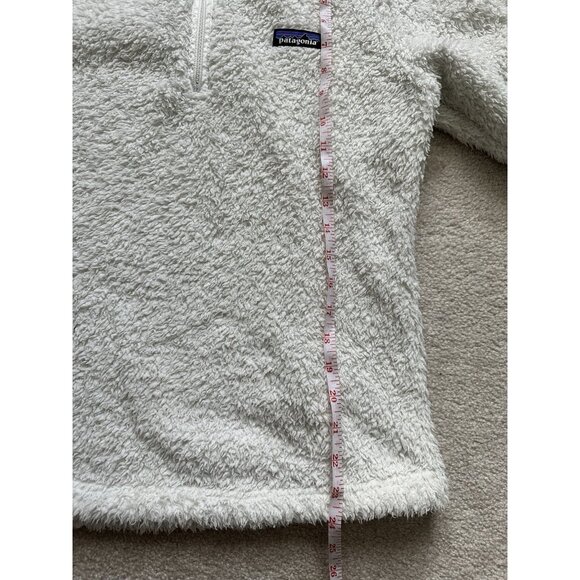 Patagonia Women's Los Gatos 1/4 Zip Pullover Jacket Sweater Small Ivory White - Picture 9 of 13